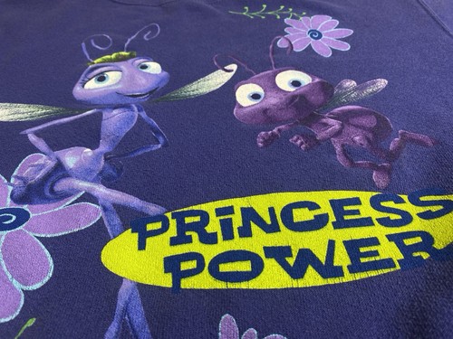 Vtg A Bug’s Life Pixar Disney Store 90s Sweatshirt Kids Medium 7/8 Cute Graphics - Picture 8 of 14