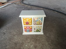 Pioneer Woman 4-Drawer Wood Floral Spice & Te...