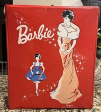 Vintage 1962 Mattel Barbie Red Case Ponytail Barbie Enchanted Evening