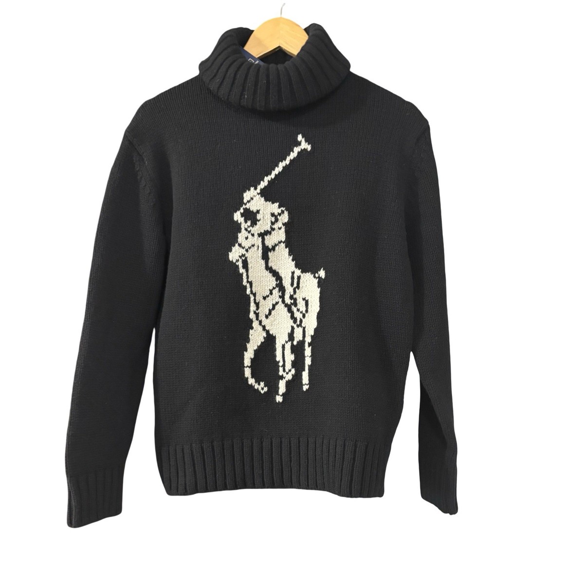 Polo Ralph Lauren Big Pony Wool Cashmere Sweater Soft Luxe