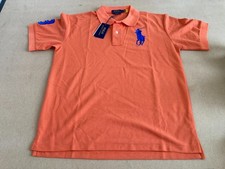 Polo Ralph Lauren Uomo Polo Arancione Taglia Large