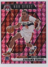 2024-25 Panini Mosaic NBA Debut Pink Prizm 140/175 Kyshawn George #256 1dl2