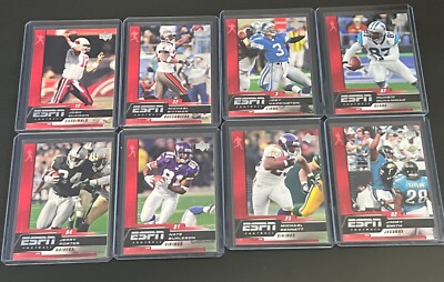 2005 UPPER DECK ESPN Football Card Lot (8)