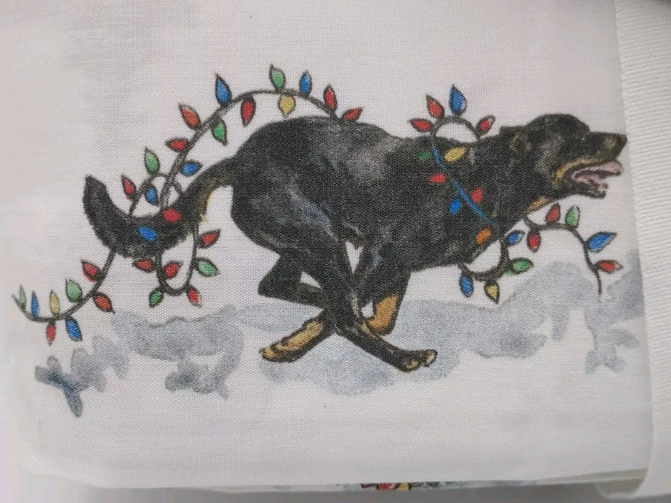 Juego de sábanas Pottery Barn National Lampoon’s Christmas Vacation Queen NUEVO con etiquetas Foto 3 de 4