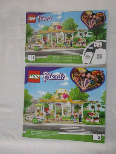 LEGO Friends #41444 Heartlake City Organic Cafe Piece Complete Box Instructions - Picture 8 of 10
