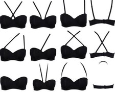 Super Boost Push up Bra Thick Padded Support Add 2 Cup Strapless Lingerie BCD