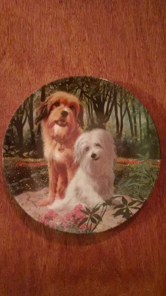 Wags to Riches Benji and Tiffany Collector Plate ~ | eBay