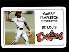 1981 Perma-Graphics Superstar Credit Cards #010 Garry Templeton NM/MT+