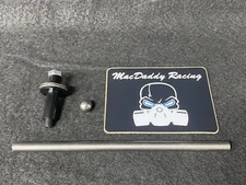 MacDaddy Racing BANSHEE Black Anodized Pancake Bearing with Push Rod and Ball