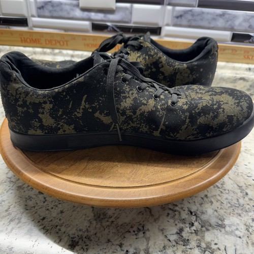 Nobull Schuhe Gold Schwarz Camouflage Turnschuhe Superstoff Training Herren Größe 13 - Bild 8 von 11