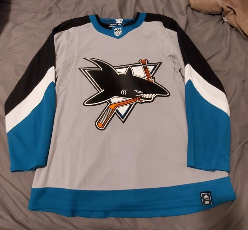 ANY NAME AND NUMBER SAN JOSE SHARKS REVERSE RETRO AUTHENTIC ADIDAS NHL –  Hockey Authentic