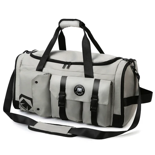 32"/42" Foldable Duffle Luggage Bag Expandable Men Travel Bag w/ Rolling Wheels - Picture 25 of 28