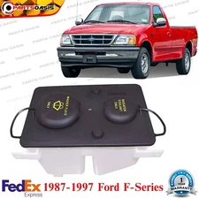 Washer Reservoir Coolant Reservoir For 1987-1997 Ford F-Series w/ Cap and Pump