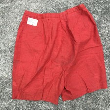 NOS Vintage Fleck 50s 60s Womens Atomic Surf Beach Stripe Plaid Shorts Retro 20