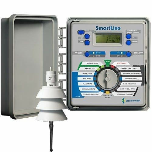 Weathermatic Sl1600 with 4 Zones and Slw1 Wired Weather Station eBay
