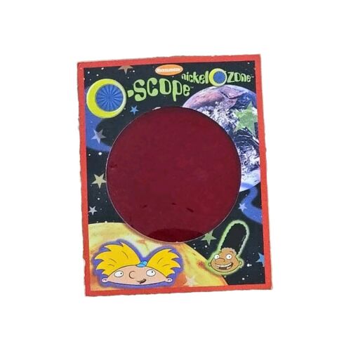 Post Cereal 1998 Nickelodeon Hey Arnold Posters + NickelOzone O-Scope Set - Picture 9 of 10