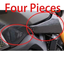  For 2017-2020 MT09 FZ09 Carbon Fiber Tank Side Fairing Air Intake Cover ,Glossy
