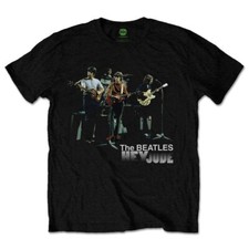 Image of The Beatles Men's Hey Jude Version 2 T-Shirt, Black, Medium
