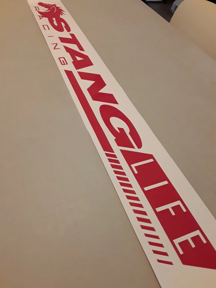 Se adapta a Ford Mustang gt cobra shelby nuevo rendimiento carrera parabrisas calcomanía pegatina Foto 3 de 3