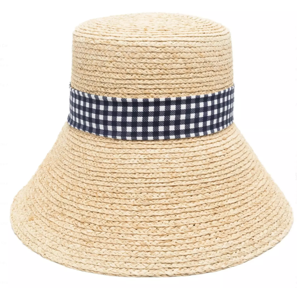 MIUMIU ギャバジン フィッシャーマン ハット Miu Miu Gingham Fisherman Hat Raffia Bucket Hat Rustic With