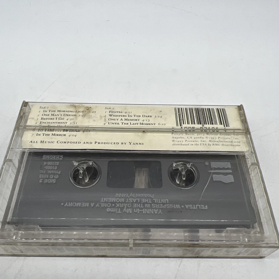 Кассетная лента Yanni In My Time 1993 BMG Chrome Private INC - Изображение 4 из 4