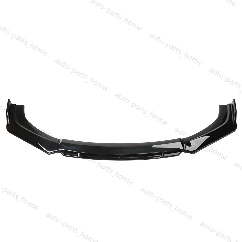 For Ford 2014-2021 Transit Connect Front Bumper Lip Splitter Spoiler Gloss Black - Image 3 of 4