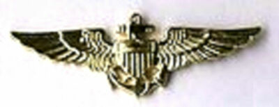 as seen on movie TOP GUN GENUINE ORIGINAL TOPGUN AVIATOR'S FLIGHT WING BADGE 