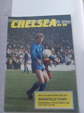 CHELSEA V MANSFIELD MILK CUP 2ND ROUND 2ND LEG GAME
