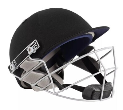Star Steel Cricket Helmet Adult Size Black