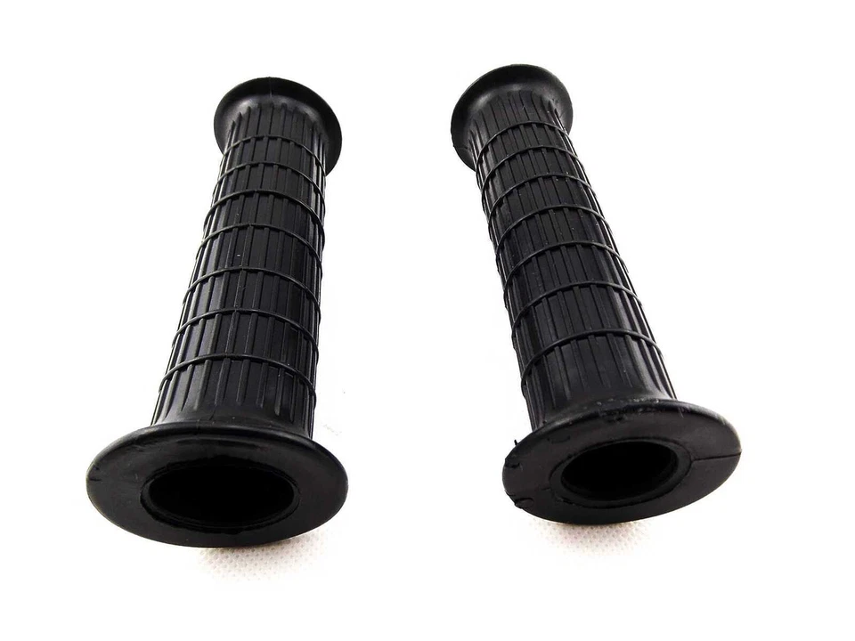 JUEGO DE EMPUÑADURAS DE MANILLAR IZQUIERDA DERECHA HONDA CA175 68-70 JBS NEGRO PAR Foto 2 de 4