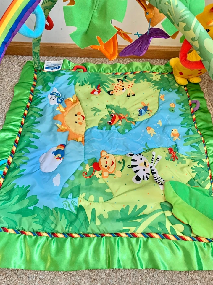 Fisher-Price Rainforest Deluxe Gimnasio Infantil Bebé Alfombra de Juego **RECOGIDA LOCAL IL** Foto 3 de 4