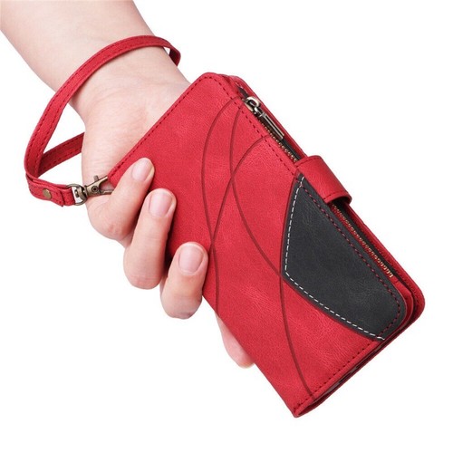 For Google Pixel 9 8 7 6 Pro 8A Magnetic Zipper Leather Case Wallet Flip Cover - Picture 63 of 78