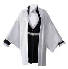 Mitsuri Kanroji Cosplay Halloween Party Costume Kimono Team Set Size Kid-US3XL