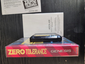 Zero Tolerance Sega Genesis Complete In Box CIB Great Shape With Reg Card