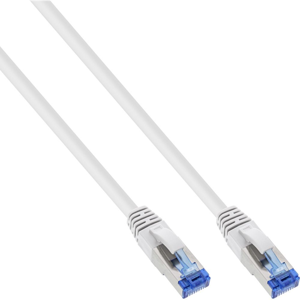 InLine Patchkabel Cat6a  Netzwerkkabel S7FTP 500MHz 5 m Weiß