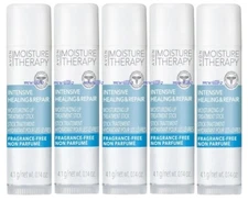 Lot of 5 - Avon Moisture Therapy Intensive Healing Repair Lip Treatment Balm