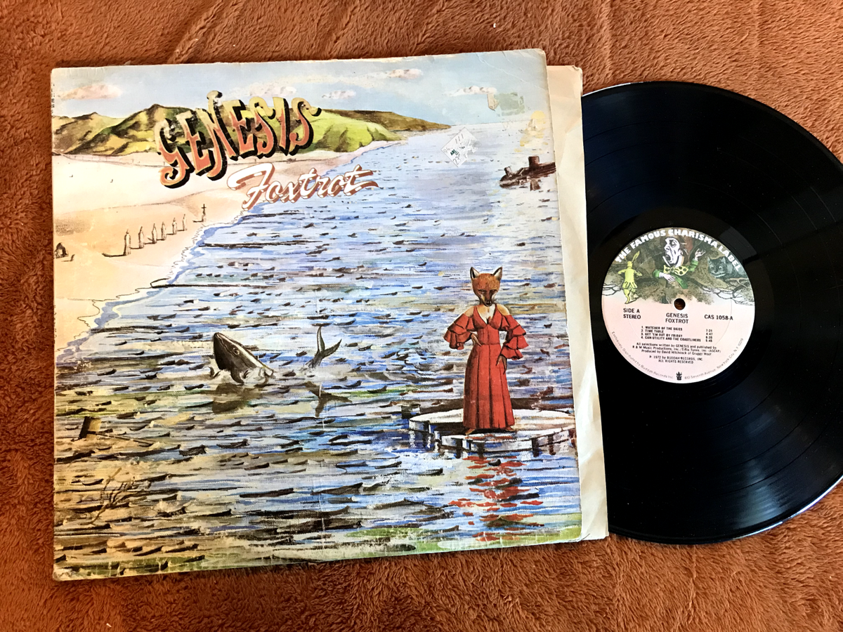 Genesis Foxtrot 1972 US LP CHARISMA MAD HATTER LABEL CAS 1058