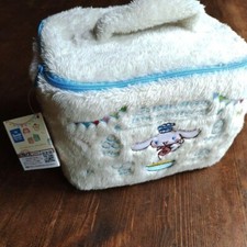 Sanrio cinnamon roll Pouch Zipper Purse Make Up Bag vanity good condition