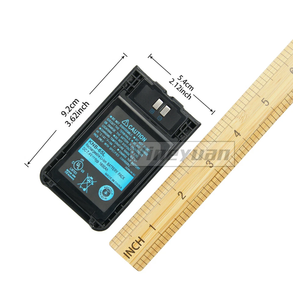 10pc KNB-65L Li-ion Battery For Kenwood TKU100 TK2000 TK3000 TK3501 TK3212 Radio - Image 2 of 4
