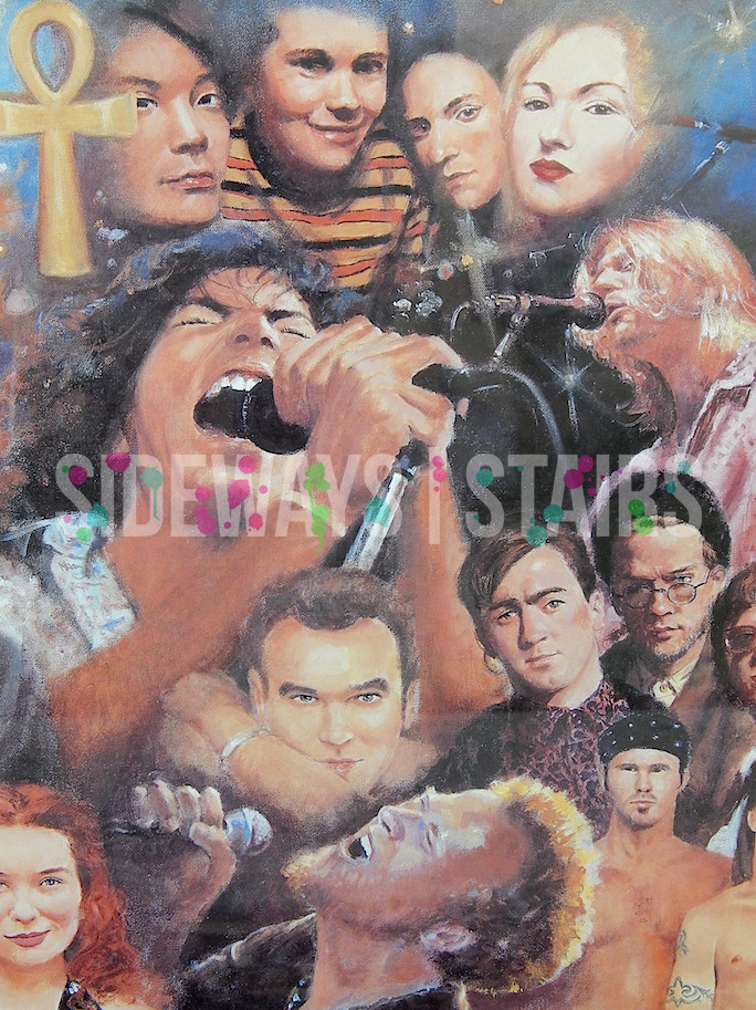MICARELLI '90s ROCK MUSIC ART PRINT Morrissey Bjork Cornell STP Reznor Kurt  REM