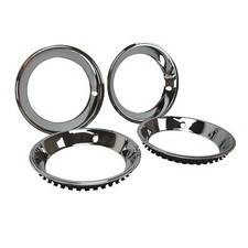 Corvette C2 Rallye Trim Ring Replacement 4 Piece Set 1967