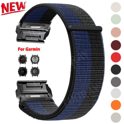 Quickfit Nylon Watch Band Strap For Garmin Fenix E 8 7 6 7X 6X 5X/EPIX/Instinct
