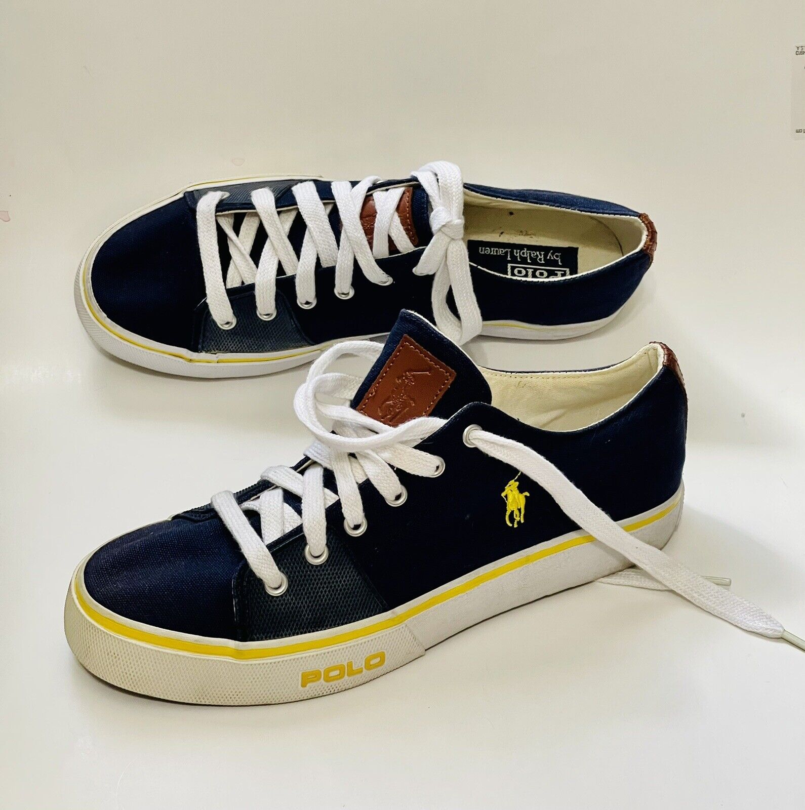 Belangrijk nieuws Elegantie Liever Polo Ralph Lauren Men's Thornton Sneakers Men's Shoes Sz 9D | eBay