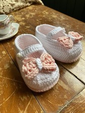 Scarpine Neonata 0 - 3 mesi - fatte a mano