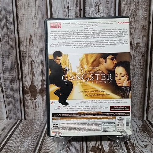 Gangster: A Love Story (DVD, 2006) Hindi Film Adlabs Vishesh All Regions Eng Sub - Picture 6 of 12