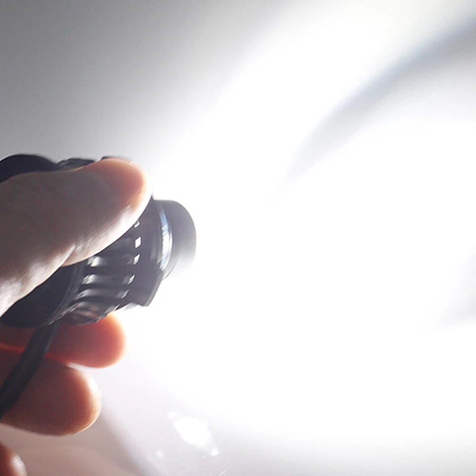 2x H7/H8/9006 LED Laser Headlight Bulbs Projector Lens Fog Light Lamp 6000LM 21W - Image 2 of 4