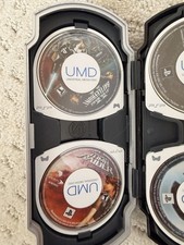 PSP UMD 8-Disc Game Case Holder w/ Star Wars Battlefront, MGS Portable Ops +
