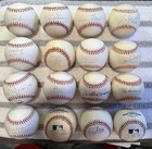 Lot Of 16 Signed MLB Baseballs - Mostly Yankees