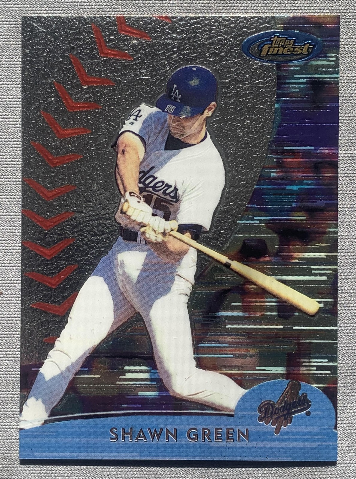 2000 Finest #195 Shawn Green Los Angeles Dodgers Baseball Card