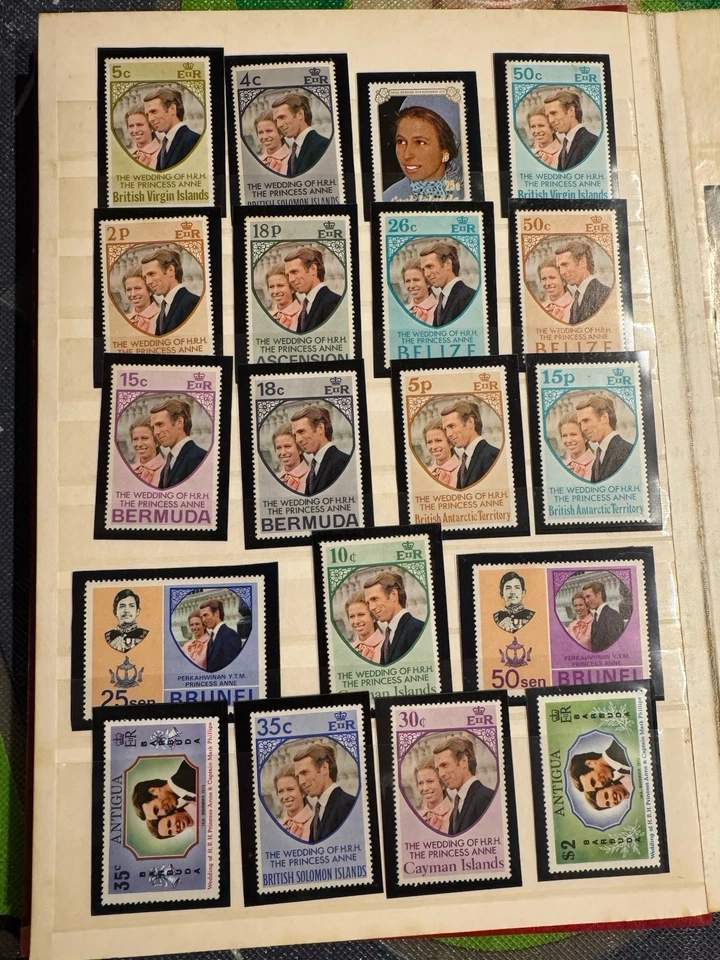 Colección de estampillas de la Commonwealth Mint-İnc estampillas especiales de Churchill Foto 3 de 4